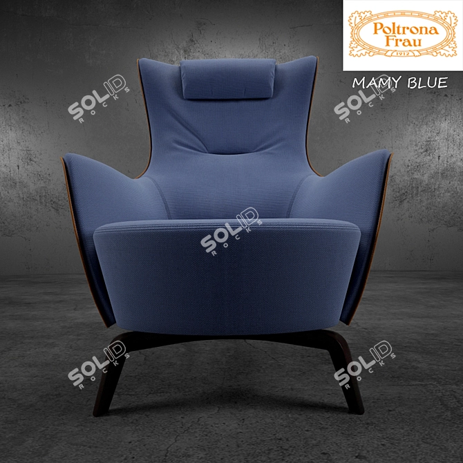 Elegant Factory Poltrona Frau, Mamy Blue 3D model image 1