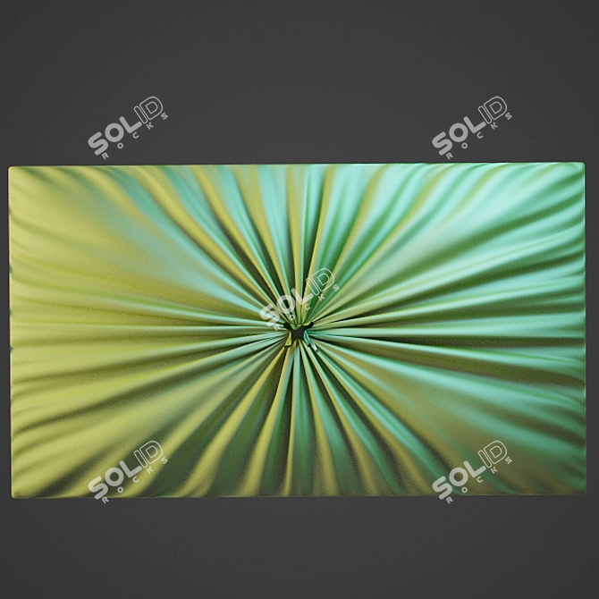 Eastern Style Ceiling Drapery 3D model image 2