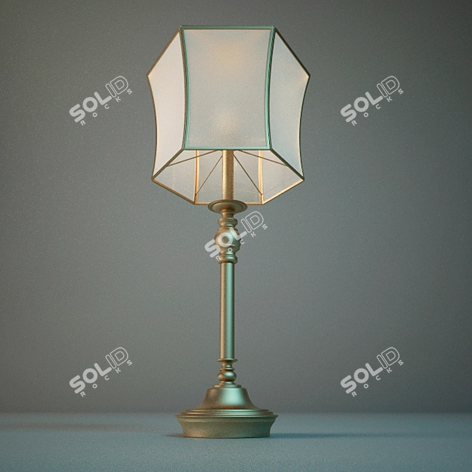 Alison Light 2: Stylish Desktop Lamp 3D model image 1