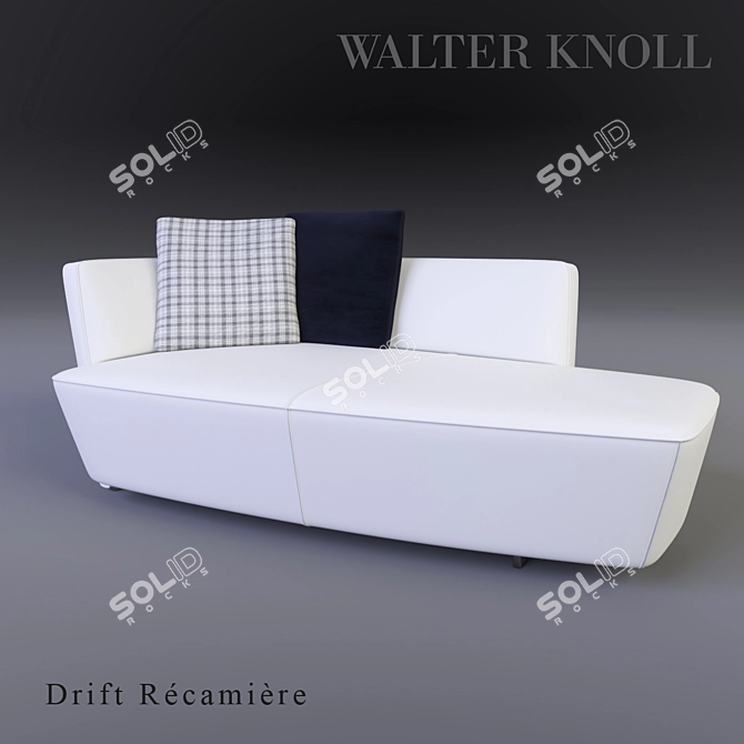 Elegant Walter Knoll Sofa 3D model image 2