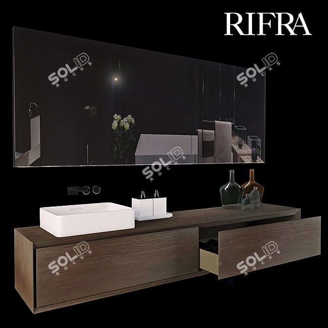 RIFRA K.ONE: Stylish Bathroom Furniture 3D model image 1