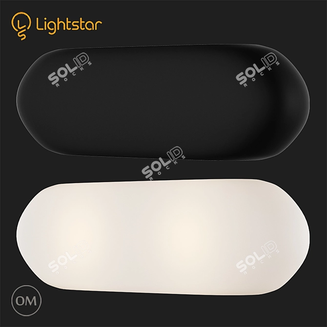 808640 MURO Lightstar - White 3D model image 1