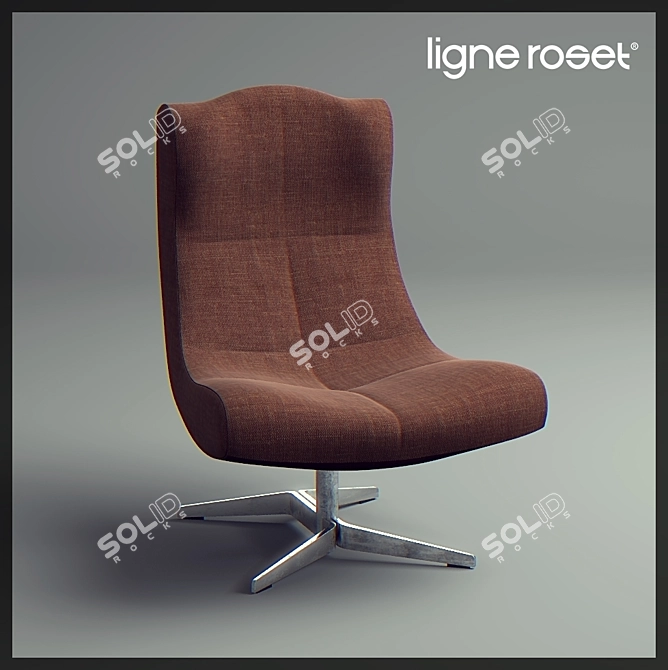 Alster Chair - Classic Elegance for Your Space 3D model image 1