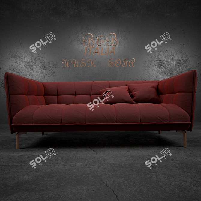 Husk Sofa by Factory B&B ITALIA 3D model image 1