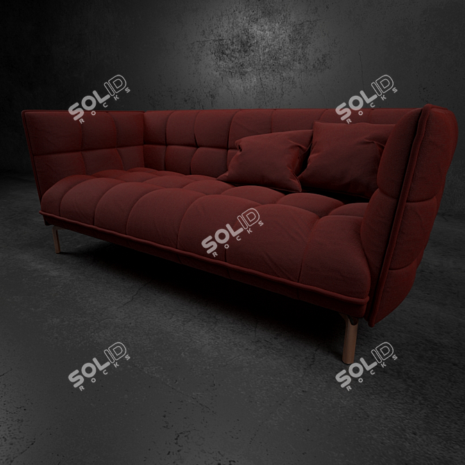 Husk Sofa by Factory B&B ITALIA 3D model image 2