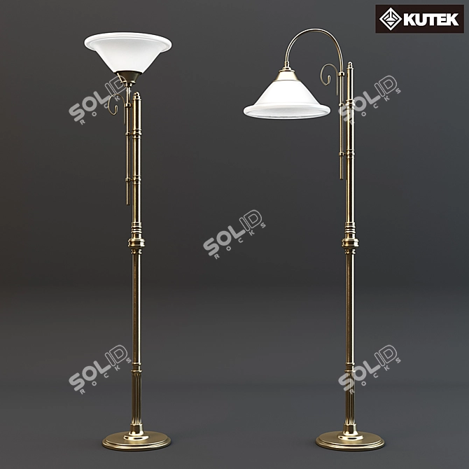 Kutek Capri LS-1: Tall and Stylish Lighting 3D model image 1