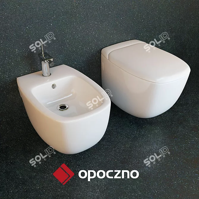 Opoczno Kioto - Elegance in Your Bathroom 3D model image 1