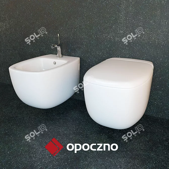 Opoczno Kioto - Elegance in Your Bathroom 3D model image 3