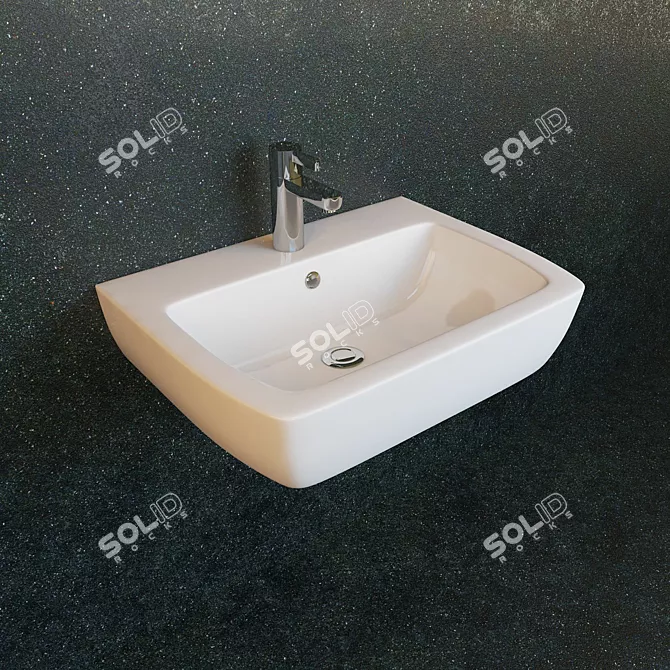 Opoczno Malmo: Modern & Stylish Sinks 3D model image 3