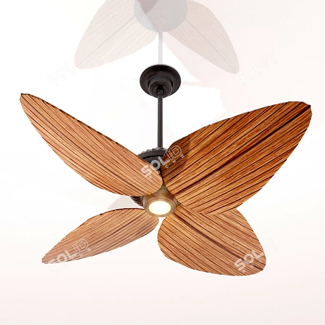 Gauguin Indoor/Outdoor Ceiling Fan 3D model image 1