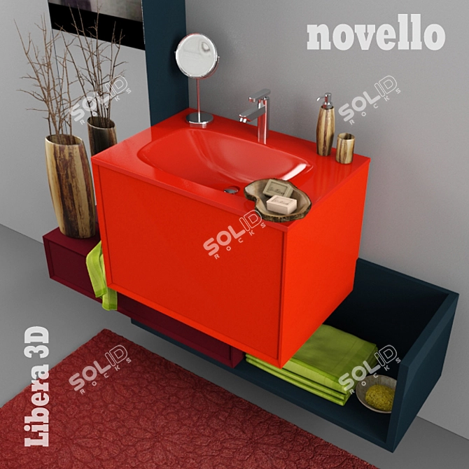 Novello Libera 3D Comp.L10 - Contemporary Elegance 3D model image 2