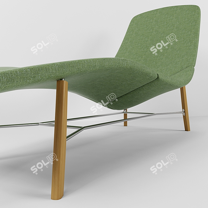 Elegant and Stylish ATOLL Armchair 3D model image 2
