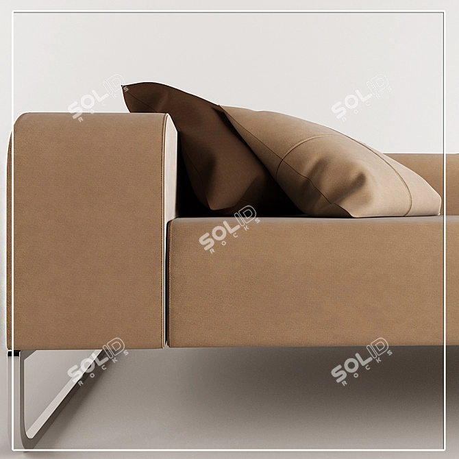 YANEZ Sofa by KLAB DESIGN - Stylish and Comfortable 3D model image 2