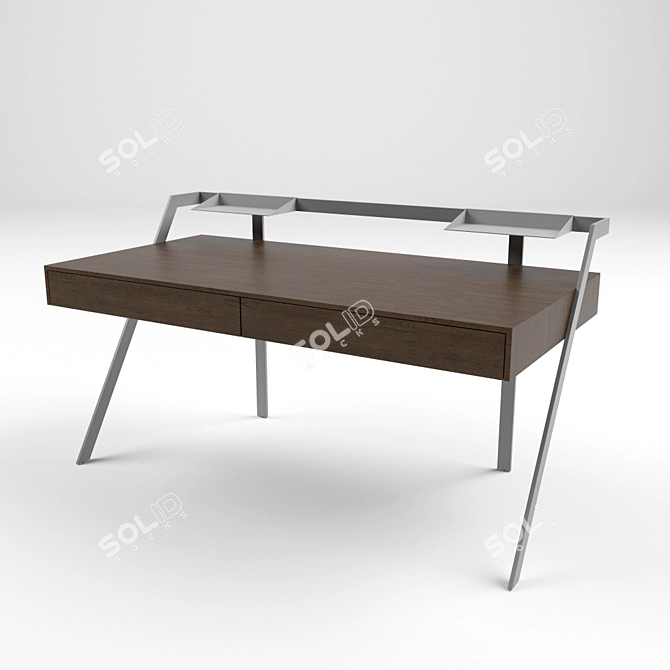 Modern Exquisite Bontempi Casa Writing Desk 3D model image 1