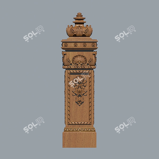 Elegant Column Classic Model 3D model image 1