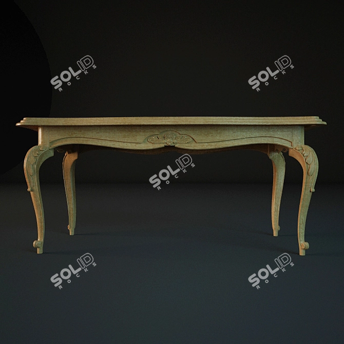 Classic Coffee Table 3D model image 2