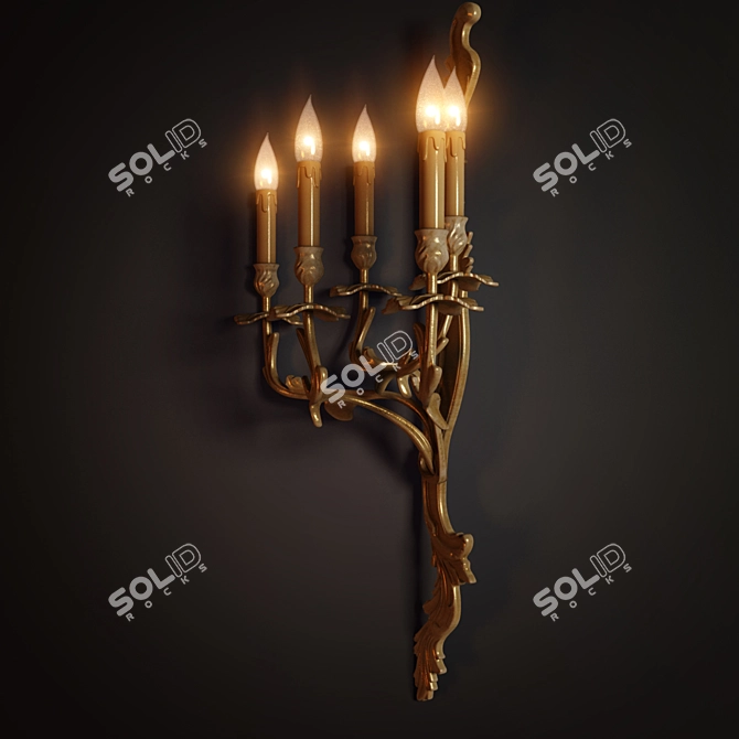 Modern Sconce G. Moscatelli: UV Mapped, V-Ray Render 3D model image 3