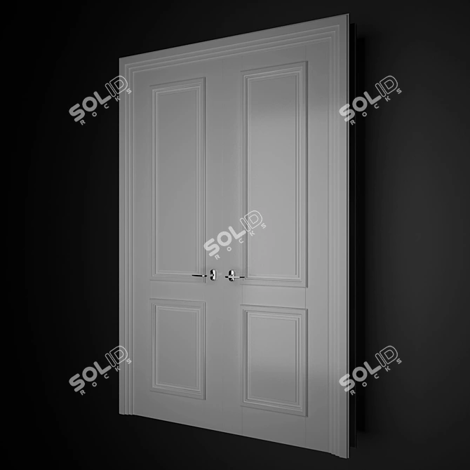 Timeless Elegance Door 3D model image 1