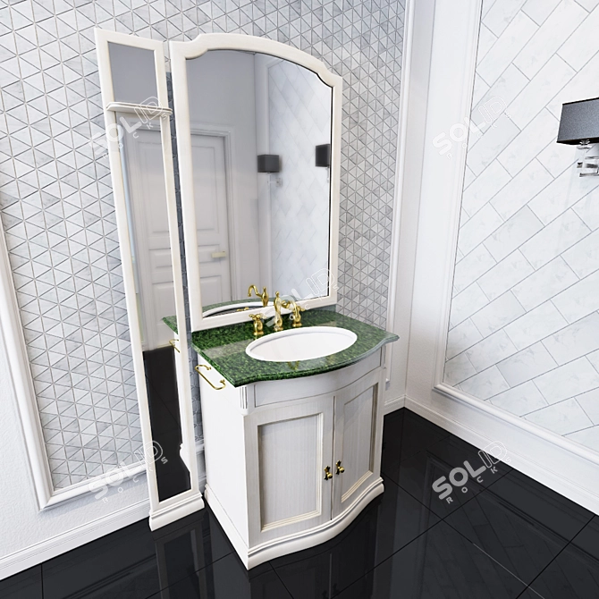 Sleek Basin 3D model image 3