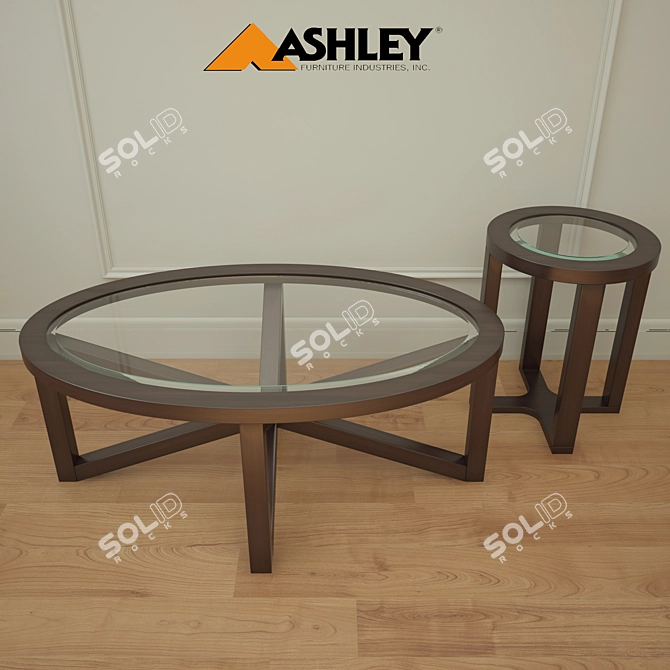 Ashley Modern Coffee Table 3D model image 1