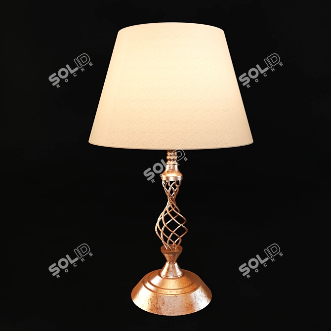 Classic Style Table Lamp 3D model image 1