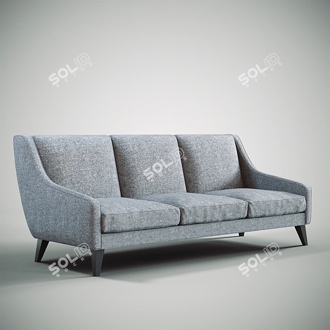 Stylish Lucy Sofa: Sleek, Modern Design 3D model image 1