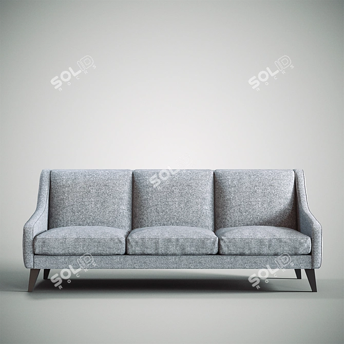 Stylish Lucy Sofa: Sleek, Modern Design 3D model image 2