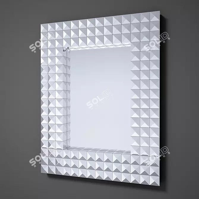 Axton DM1959 Modern Wall Mirror 3D model image 1