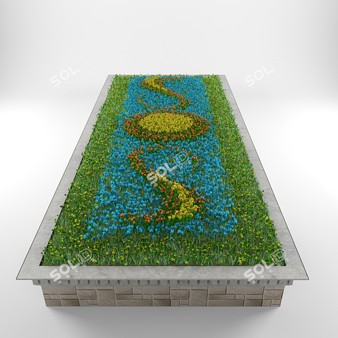 Blooming Haven 3D model image 1