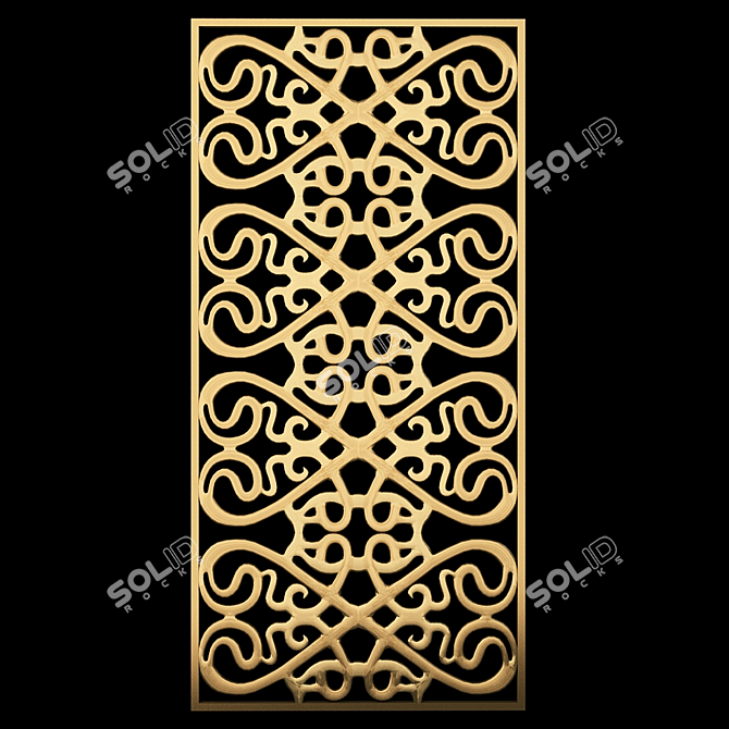 3D Decorative Panel - Enhance Your Space! 3D model image 1