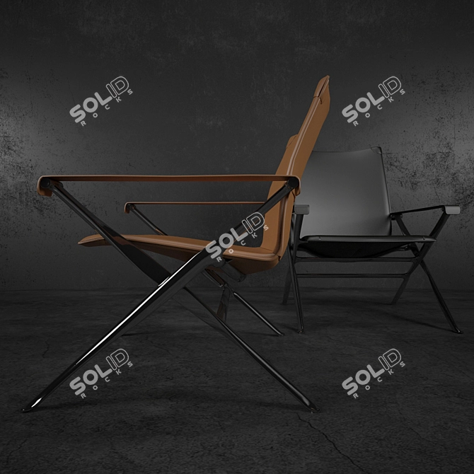 B&B ITALIA Baverly Chair - Italian Luxury in Your Home 3D model image 2
