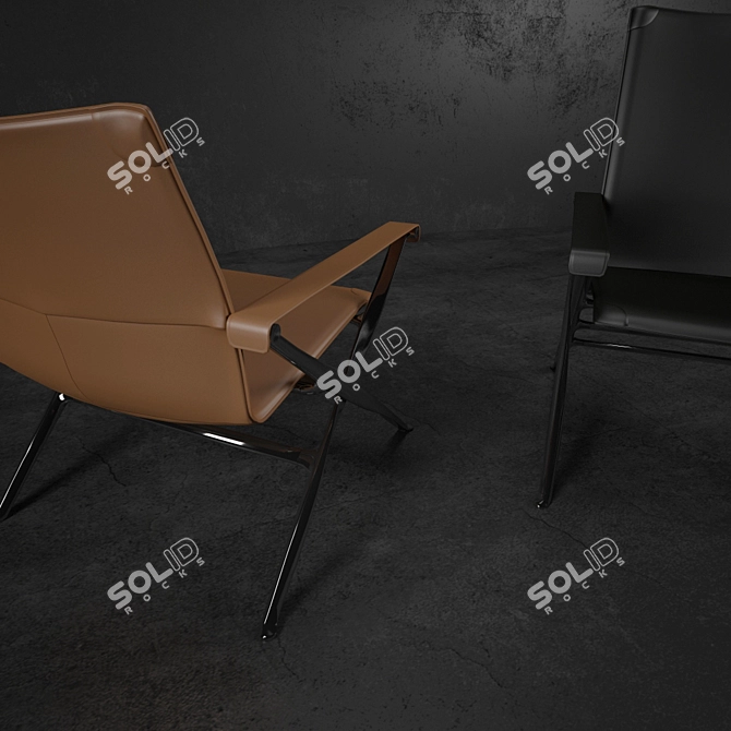 B&B ITALIA Baverly Chair - Italian Luxury in Your Home 3D model image 3