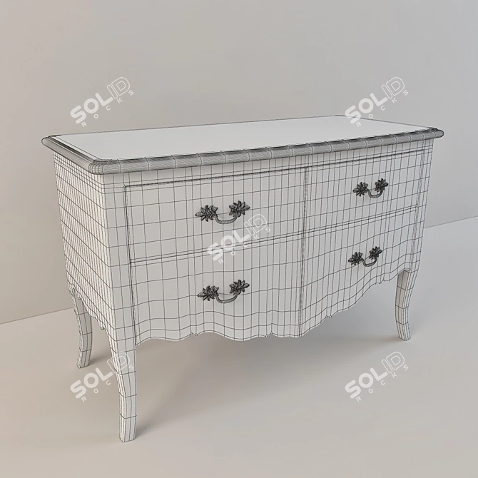 Country Corner Florentin Locker 3D model image 2