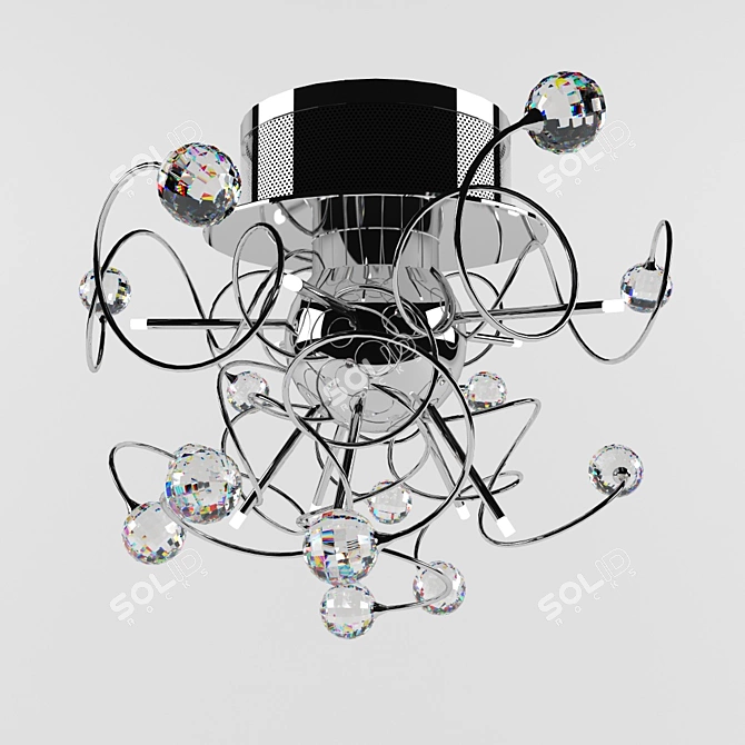 Modern Chandelier: Elegant and Timeless 3D model image 1