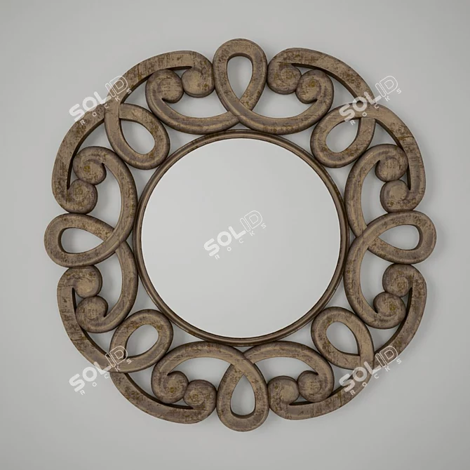 Elegant Norma Mirror by Devon & Devon 3D model image 1