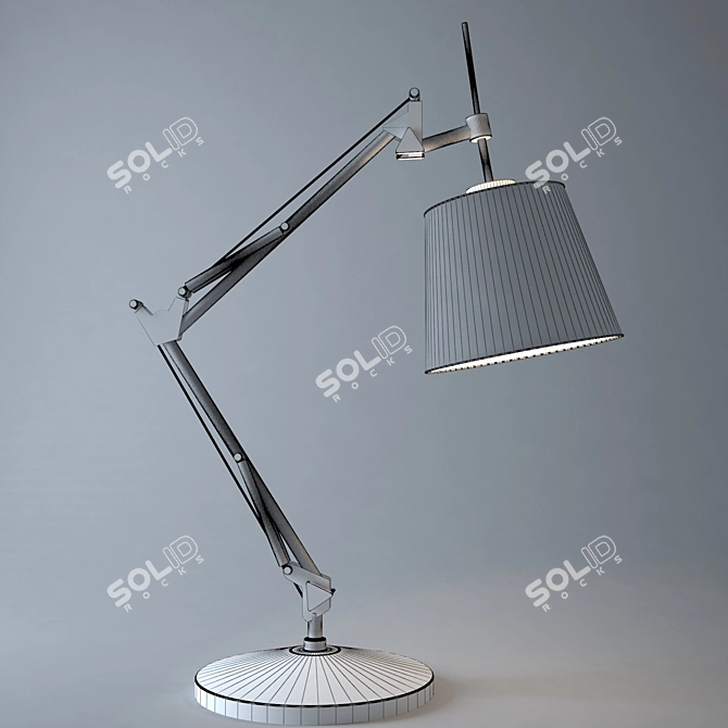 Adesso Architect Metal Table Lamp 3D model image 2