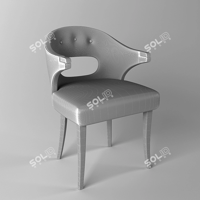 Nanook Brabbu: Short Chair of Style 3D model image 3
