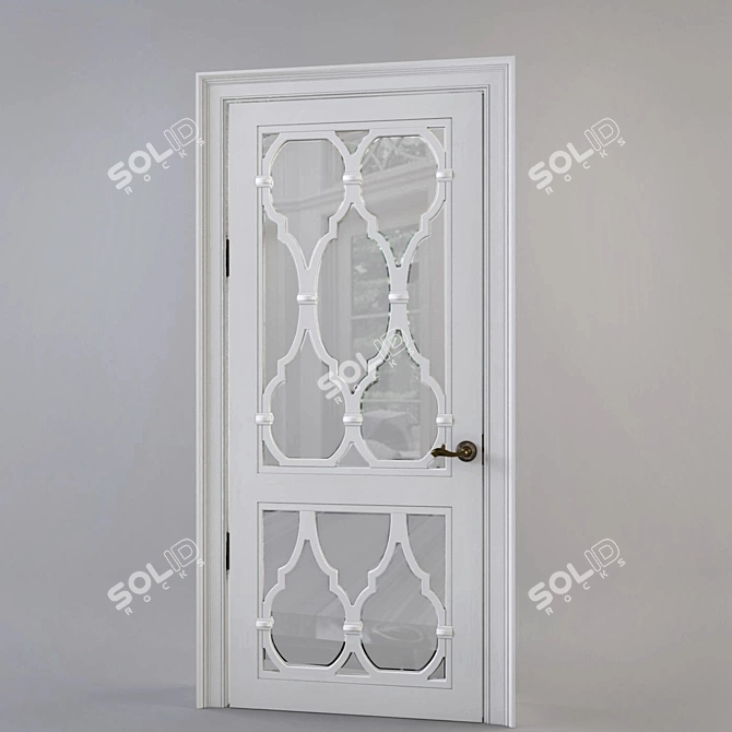 Standard 210x90 Door: Gateway to Elegance 3D model image 1