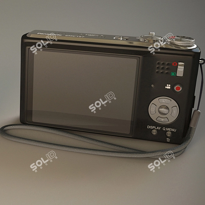 Panasonic DMC-TZ7: Versatile Travel Camera 3D model image 3