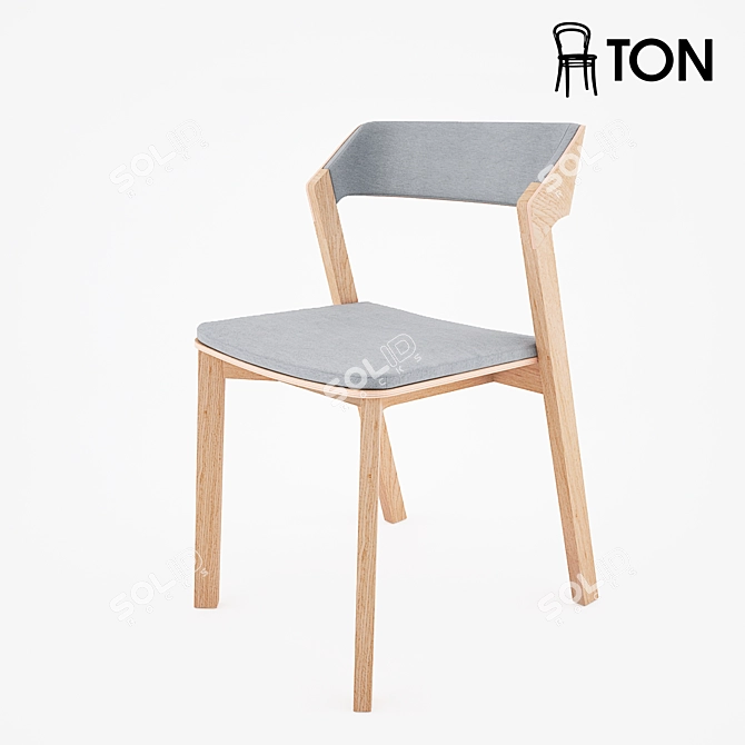 Elegant Merano Chair: Classic Design 3D model image 1