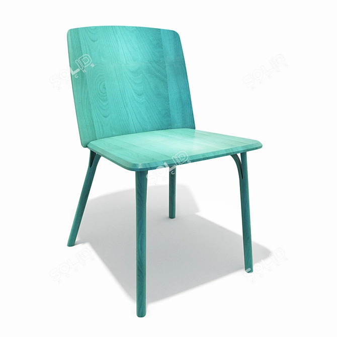 Modern Split Chair by Arik Levy 3D model image 1