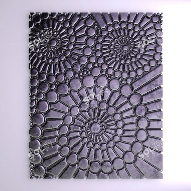 Custom Carved Wall Panel. Unique Decor for Your Space. 3D model image 1