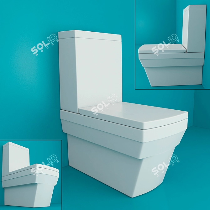 Premium WC Series 3D model image 1