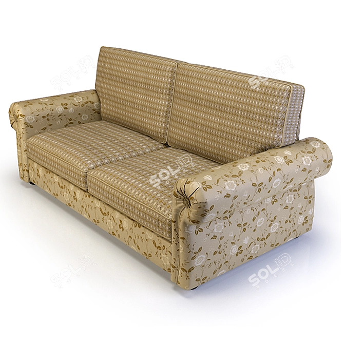 Luxury Furman Brabus Classic Sofa 3D model image 6