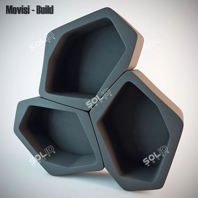 Modular Bookshelves by Movisi - Build 3D model image 1