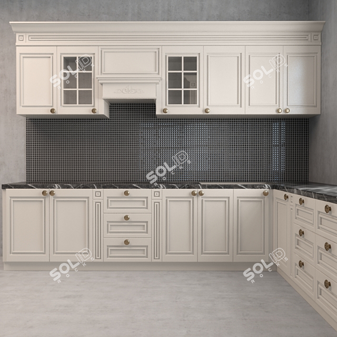 Modern Kitchen Design: 2013 Max Model 3D model image 1