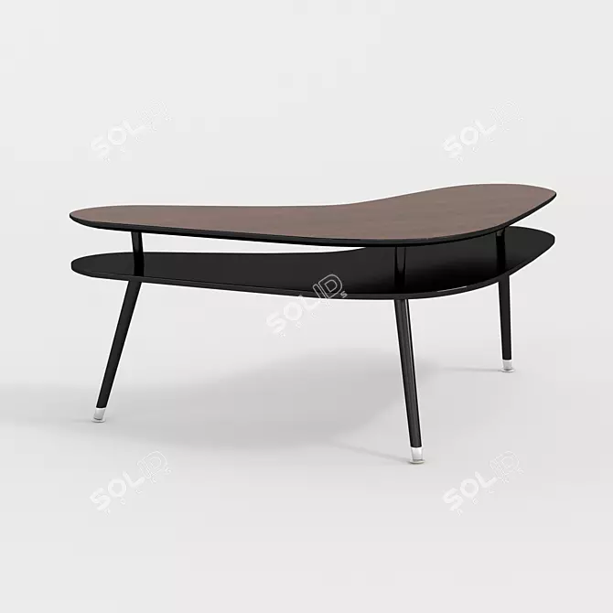 Woodi Bumerang Coffee Table 3D model image 1