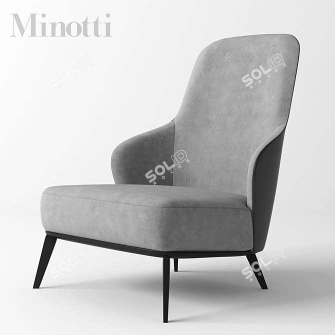 Sophisticated Comfort | Minotti Leslie 3D model image 1