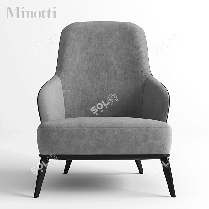 Sophisticated Comfort | Minotti Leslie 3D model image 2