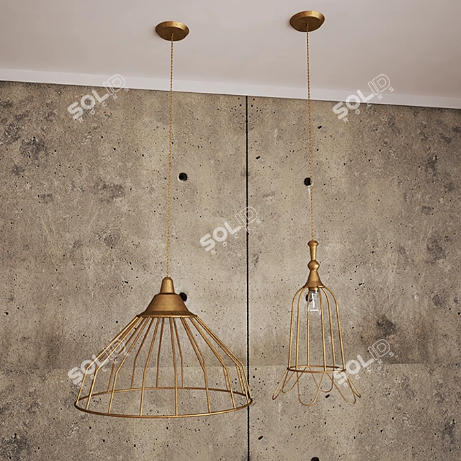 Illuminating Elegance: Ceiling Light 3D model image 1